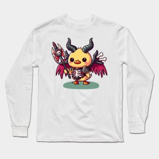 The Spooky Warrior Duck Long Sleeve T-Shirt